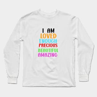 I am affirmations for black women Long Sleeve T-Shirt